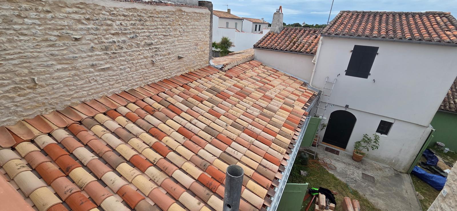 rénovation toiture L'Île de Ré - Toiture tuiles - Maison